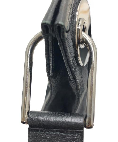 GUCCI（グッチ）GUCCI (グッチ) GGキャンバスショルダーバッグ ブラック サイズ:表記なしの古着・服飾アイテム