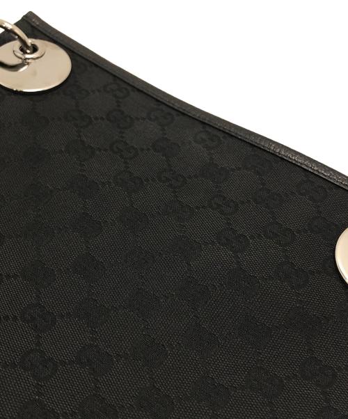 GUCCI（グッチ）GUCCI (グッチ) GGキャンバスショルダーバッグ ブラック サイズ:表記なしの古着・服飾アイテム