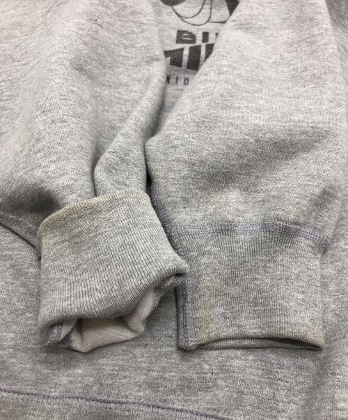 BIG MIKE（ビックマイク）BIG MIKE (ビックマイク) プリントスウェット グレー サイズ:XLの古着・服飾アイテム