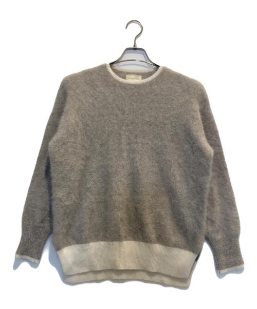 UNITED ARROWS（ユナイテッドアローズ）UNITED ARROWS (ユナイテッドアローズ) フォックスカシミヤクルーネックニット ベージュ サイズ:表記なしの古着・服飾アイテム