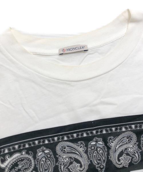 MONCLER（モンクレール）MONCLER (モンクレール) バンダナTシャツ ブラック サイズ:Mの古着・服飾アイテム