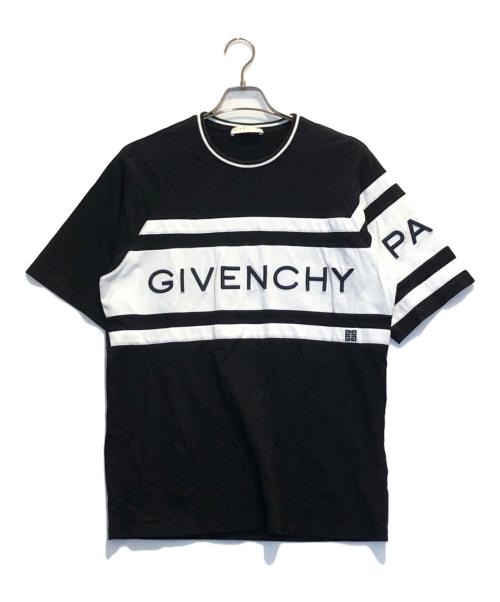 GIVENCHY（ジバンシィ）GIVENCHY (ジバンシィ) 4G コントラスト スリム Tシャツ ブラック サイズ:Lの古着・服飾アイテム