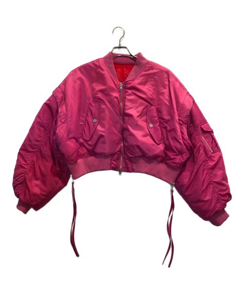 MAISON SPECIAL（メゾンスペシャル）MAISON SPECIAL (メゾンスペシャル) Reversible Nylon Over MA-1 ピンク サイズ:FREEの古着・服飾アイテム