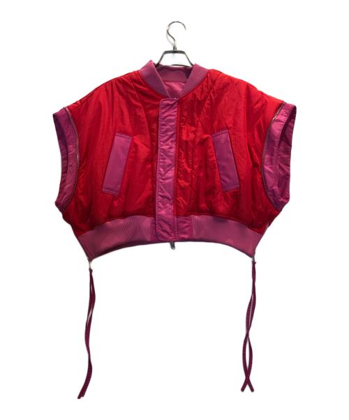 MAISON SPECIAL（メゾンスペシャル）MAISON SPECIAL (メゾンスペシャル) Reversible Nylon Over MA-1 ピンク サイズ:FREEの古着・服飾アイテム