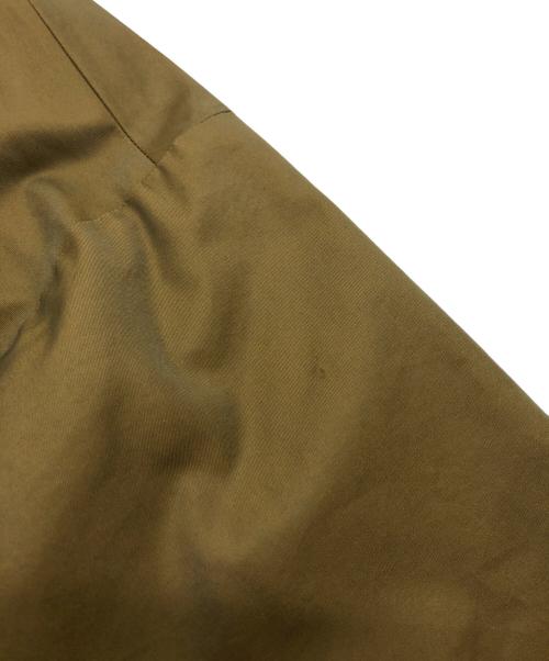 ENFOLD（エンフォルド）ENFOLD (エンフォルド) コットンブレンドダブルボタンロングコート ベージュ サイズ:38の古着・服飾アイテム