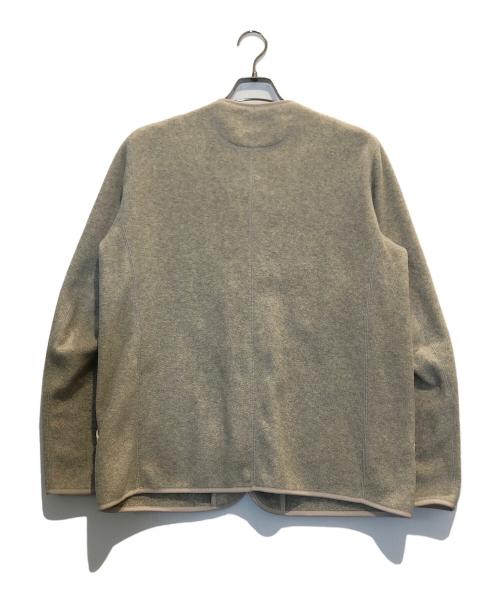 DANTON（ダントン）DANTON (ダントン) FLEECE COLLARLESS JACKET ベージュ サイズ:42の古着・服飾アイテム