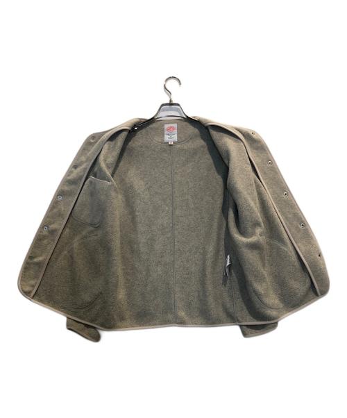 DANTON（ダントン）DANTON (ダントン) FLEECE COLLARLESS JACKET ベージュ サイズ:42の古着・服飾アイテム