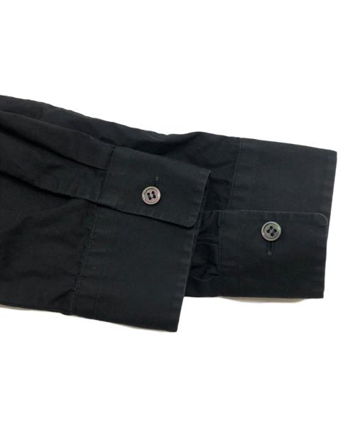 tricot COMME des GARCONS（トリココムデギャルソン）tricot COMME des GARCONS (トリココムデギャルソン) ギャザーシャツ ブラック サイズ:Mの古着・服飾アイテム