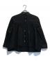 tricot COMME des GARCONS（トリココムデギャルソン）の古着「ギャザーシャツ」｜ブラック