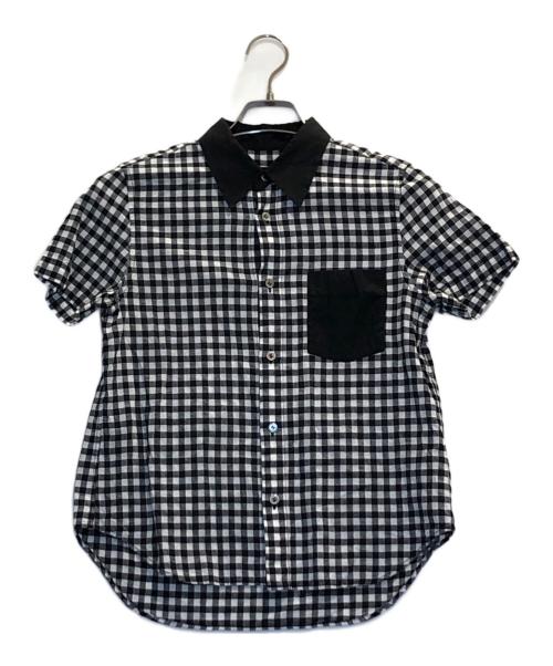 tricot COMME des GARCONS（トリココムデギャルソン）tricot COMME des GARCONS (トリココムデギャルソン) チェックシャツ ブラック サイズ:Mの古着・服飾アイテム