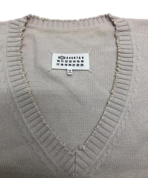 Maison Margiela（メゾンマルジェラ）Maison Margiela (メゾンマルジェラ) アウトラインニットドレス アイボリー サイズ:1の古着・服飾アイテム