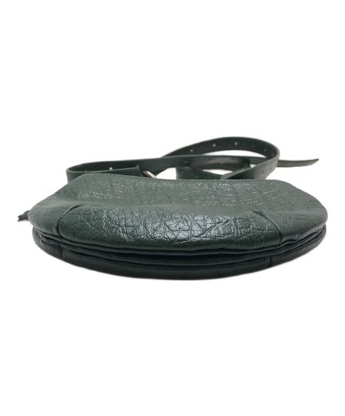MM6 Maison Margiela（エムエムシックスメゾンマルジェラ）MM6 Maison Margiela (エムエムシックスメゾンマルジェラ) レザーショルダーバッグ グリーン サイズ:表記なしの古着・服飾アイテム