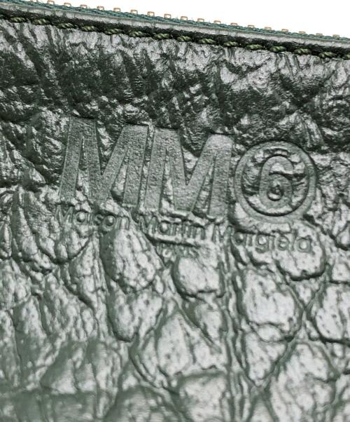 MM6 Maison Margiela（エムエムシックスメゾンマルジェラ）MM6 Maison Margiela (エムエムシックスメゾンマルジェラ) レザーショルダーバッグ グリーン サイズ:表記なしの古着・服飾アイテム