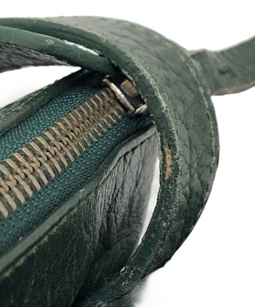 MM6 Maison Margiela（エムエムシックスメゾンマルジェラ）MM6 Maison Margiela (エムエムシックスメゾンマルジェラ) レザーショルダーバッグ グリーン サイズ:表記なしの古着・服飾アイテム