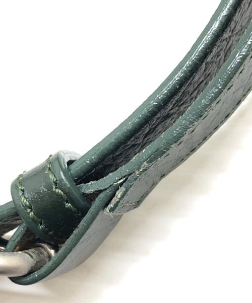 MM6 Maison Margiela（エムエムシックスメゾンマルジェラ）MM6 Maison Margiela (エムエムシックスメゾンマルジェラ) レザーショルダーバッグ グリーン サイズ:表記なしの古着・服飾アイテム