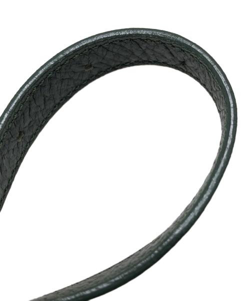 MM6 Maison Margiela（エムエムシックスメゾンマルジェラ）MM6 Maison Margiela (エムエムシックスメゾンマルジェラ) レザーショルダーバッグ グリーン サイズ:表記なしの古着・服飾アイテム