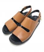 MARNIマルニ）の古着「FUSSBETT SANDAL」｜ブラウン