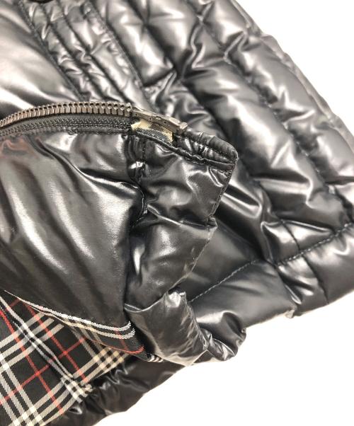 BLACK LABEL CRESTBRIDGE（ブラックレーベル クレストブリッジ）BLACK LABEL CRESTBRIDGE (ブラックレーベル クレストブリッジ) ファーダウンジャケット ブラック サイズ:Mの古着・服飾アイテム