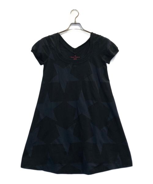 Vivienne Westwood RED LABEL（ヴィヴィアンウエストウッドレッドレーベル）Vivienne Westwood RED LABEL (ヴィヴィアンウエストウッドレッドレーベル) 半袖ワンピース ブラック サイズ:２の古着・服飾アイテム
