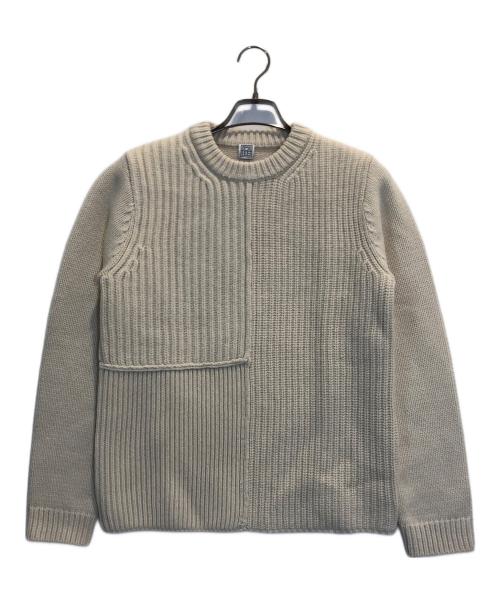 toteme（トーテム）toteme (トーテム) MULTI RIB WOOL KNIT ホワイト サイズ:XSの古着・服飾アイテム