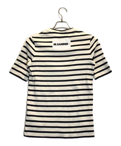 JIL SANDER+（ジルサンダープラス）JIL SANDER+ (ジルサンダープラス) ボーダーTシャツ ブラック サイズ:Mの古着・服飾アイテム