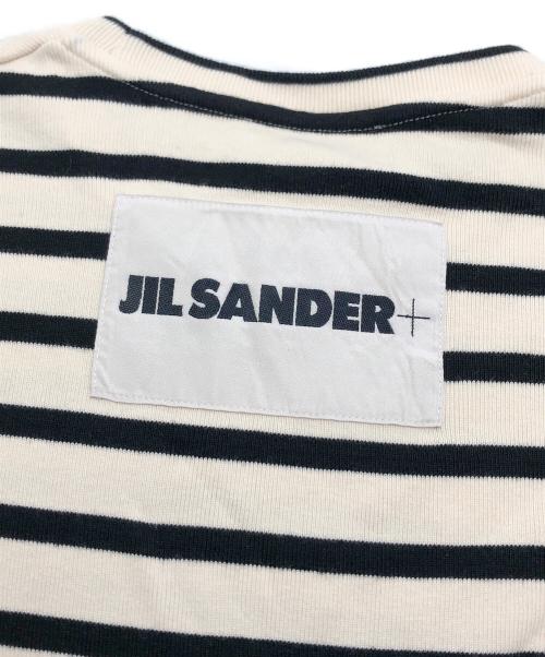 JIL SANDER+（ジルサンダープラス）JIL SANDER+ (ジルサンダープラス) ボーダーTシャツ ブラック サイズ:Mの古着・服飾アイテム