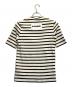 JIL SANDER+ (ジルサンダープラス) ボーダーTシャツ ブラック サイズ:M：17000円