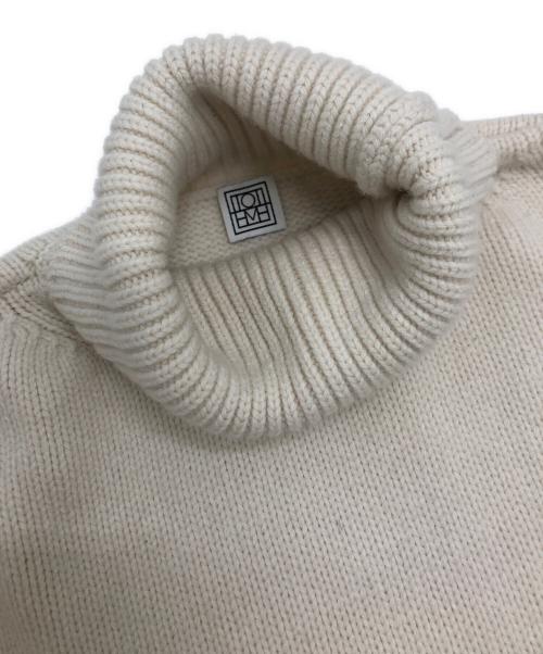 toteme（トーテム）toteme (トーテム) WOOL CASHMERE TURTLENECK ホワイト サイズ:XSの古着・服飾アイテム
