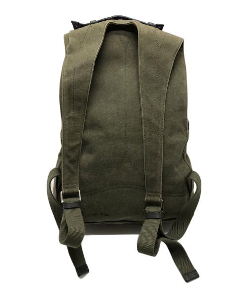 VALENTINO（ヴァレンティノ）VALENTINO (ヴァレンティノ) ロゴ バックパック カーキの古着・服飾アイテム
