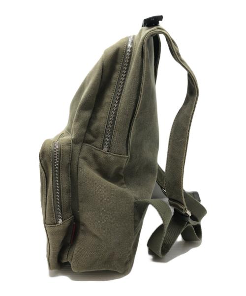 VALENTINO（ヴァレンティノ）VALENTINO (ヴァレンティノ) ロゴ バックパック カーキの古着・服飾アイテム