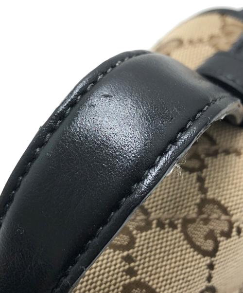 GUCCI（グッチ）GUCCI (グッチ) GGマーモントミニトップハンドルバッグ ベージュ サイズ:表記なしの古着・服飾アイテム