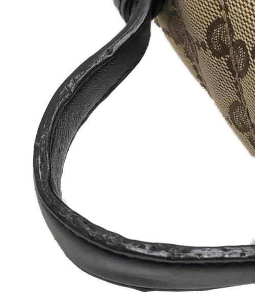 GUCCI（グッチ）GUCCI (グッチ) GGマーモントミニトップハンドルバッグ ベージュ サイズ:表記なしの古着・服飾アイテム