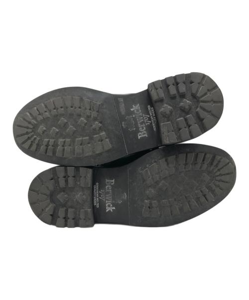 berwick（バーウィック）berwick (バーウィック) UNIVERSAL LANGUAGE (ユニバーサルランゲージ) ダブルモンクストラップシューズ ブラック サイズ:25CMの古着・服飾アイテム