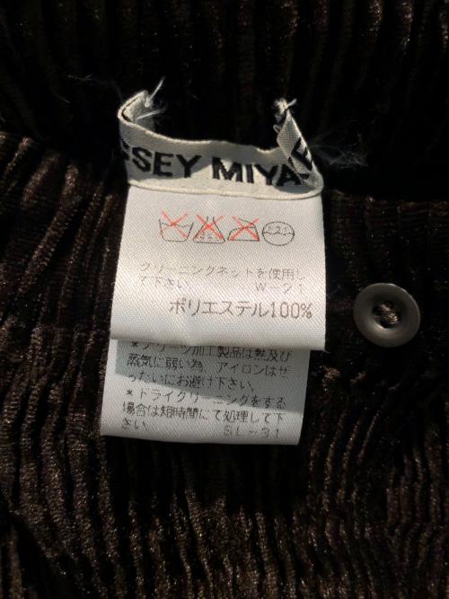 ISSEY MIYAKE（イッセイミヤケ）ISSEY MIYAKE (イッセイミヤケ) 90'sコーデュロイプリーツスカート ブラウン サイズ:Mの古着・服飾アイテム