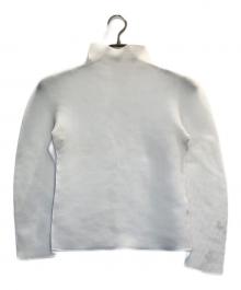 me ISSEY MIYAKE（ミーイッセイ ミヤケ）の古着「プリーツカットソー」｜ホワイト