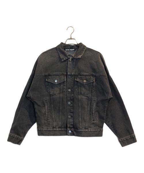Palm Angels（パーム エンジェルス）Palm Angels (パーム エンジェルス) Shoulder Logo Denim Jacket ブラック サイズ:XSの古着・服飾アイテム