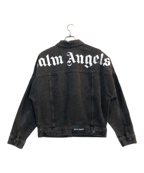 Palm Angels（パーム エンジェルス）Palm Angels (パーム エンジェルス) Shoulder Logo Denim Jacket ブラック サイズ:XSの古着・服飾アイテム