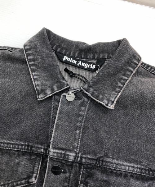 Palm Angels（パーム エンジェルス）Palm Angels (パーム エンジェルス) Shoulder Logo Denim Jacket ブラック サイズ:XSの古着・服飾アイテム