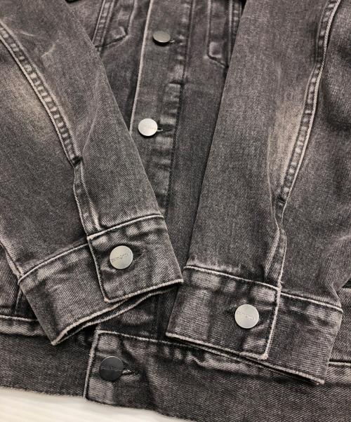 Palm Angels（パーム エンジェルス）Palm Angels (パーム エンジェルス) Shoulder Logo Denim Jacket ブラック サイズ:XSの古着・服飾アイテム