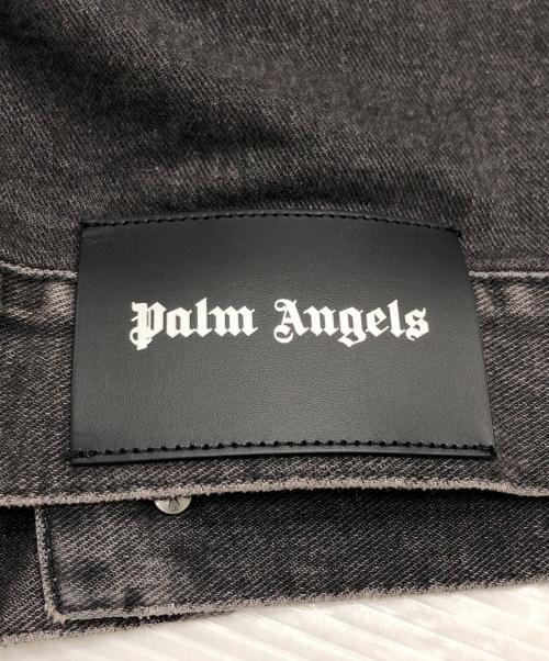 Palm Angels（パーム エンジェルス）Palm Angels (パーム エンジェルス) Shoulder Logo Denim Jacket ブラック サイズ:XSの古着・服飾アイテム