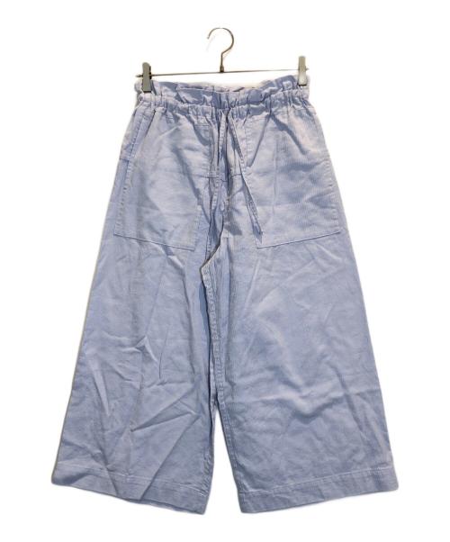 ISSEY MIYAKE me（イッセイ ミヤケ ミー）ISSEY MIYAKE me (イッセイ ミヤケ ミー) アシンメトリー サルエルパンツ スカイブルー サイズ:表記なしの古着・服飾アイテム
