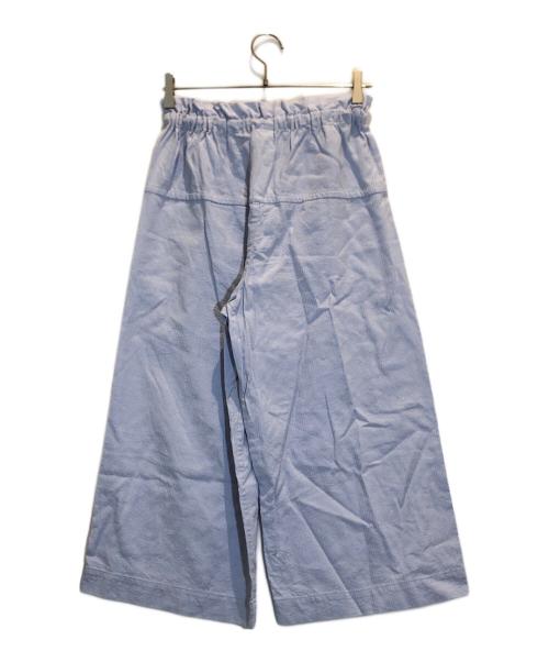 ISSEY MIYAKE me（イッセイ ミヤケ ミー）ISSEY MIYAKE me (イッセイ ミヤケ ミー) アシンメトリー サルエルパンツ スカイブルー サイズ:表記なしの古着・服飾アイテム