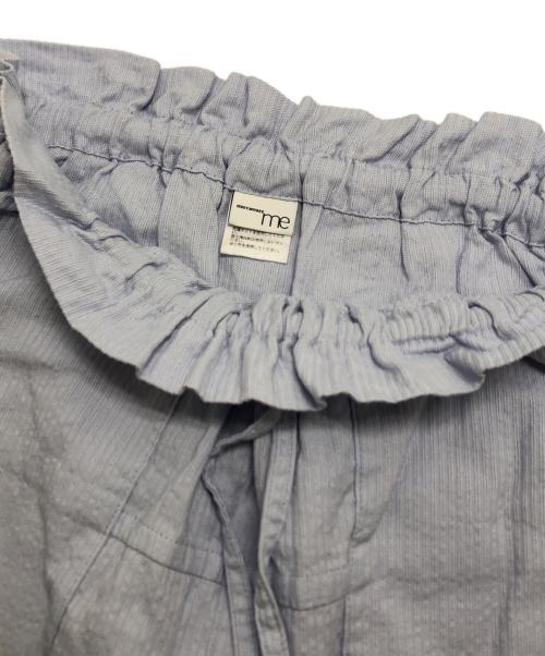 ISSEY MIYAKE me（イッセイ ミヤケ ミー）ISSEY MIYAKE me (イッセイ ミヤケ ミー) アシンメトリー サルエルパンツ スカイブルー サイズ:表記なしの古着・服飾アイテム