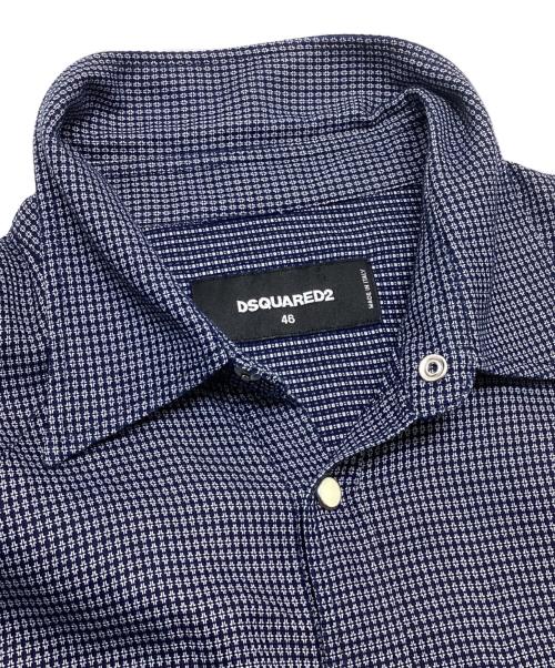 DSQUARED2（ディースクエアード）DSQUARED2 (ディースクエアード) ウエスタンシャツ ネイビー サイズ:46の古着・服飾アイテム