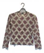 ISSEY MIYAKE FETEイッセイミヤケフェット）の古着「総柄カットソー」｜ベージュ