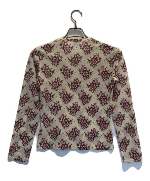 ISSEY MIYAKE FETE（イッセイミヤケフェット）ISSEY MIYAKE FETE (イッセイミヤケフェット) 総柄カットソー ベージュ サイズ:02の古着・服飾アイテム