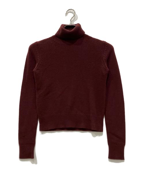 PRADA（プラダ）PRADA (プラダ) ウールカシミヤニット バーガンディー サイズ:38の古着・服飾アイテム