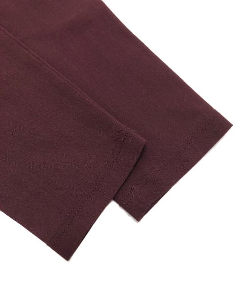 ISSEY MIYAKE（イッセイミヤケ）ISSEY MIYAKE (イッセイミヤケ) シアーカットソー レッド サイズ:Mの古着・服飾アイテム