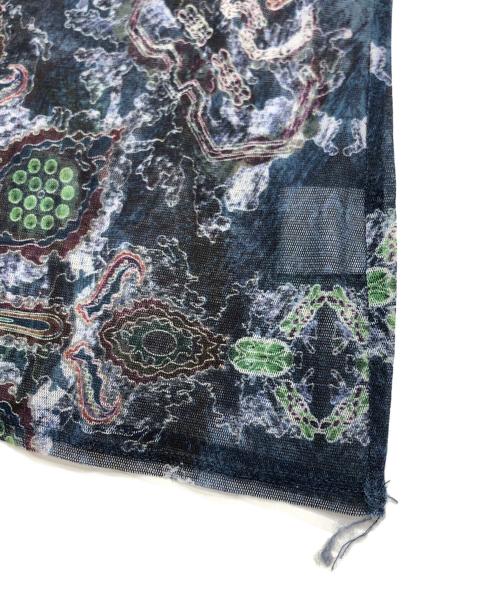 ISSEY MIYAKE（イッセイミヤケ）ISSEY MIYAKE (イッセイミヤケ) 総柄シアーカットソー ブルー サイズ:サイズ2の古着・服飾アイテム