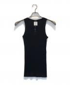CHANELシャネル）の古着「リブタンクトップ」｜ネイビー